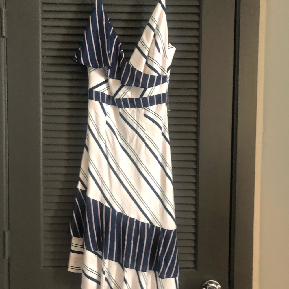 NWT Chelsea28 midi ruffle dress XS